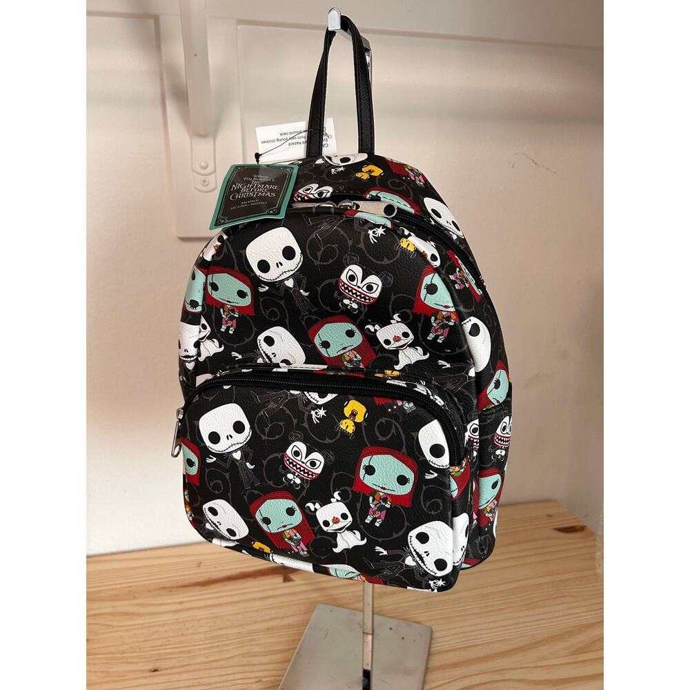 NWT Funko Nightmare Before Christmas Pop Mini Backpack Teddy Jack Sally Zero